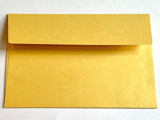 Briefumschlag B6-Kuvert gold (hell) 12x18cm RC Römerturm - Polly Paper - Umweltfreundliche Schreibwaren