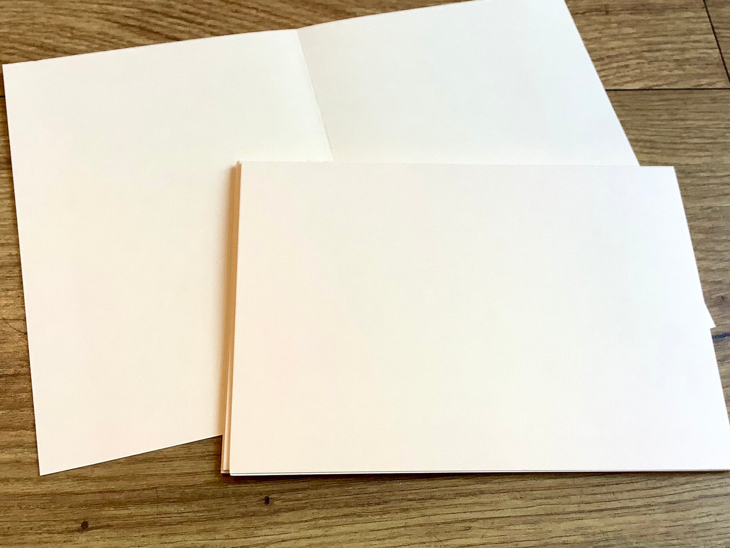 Doppelkarten A6+ 5St. 11x15,5 elfenbein (Pollen) - Polly Paper - Umweltfreundliche Schreibwaren