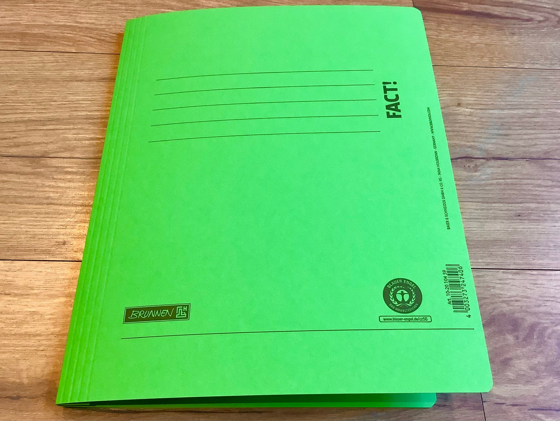 Schnellhefter Brunnen fact! recycelt 250g° - Polly Paper - Umweltfreundliche Schreibwaren