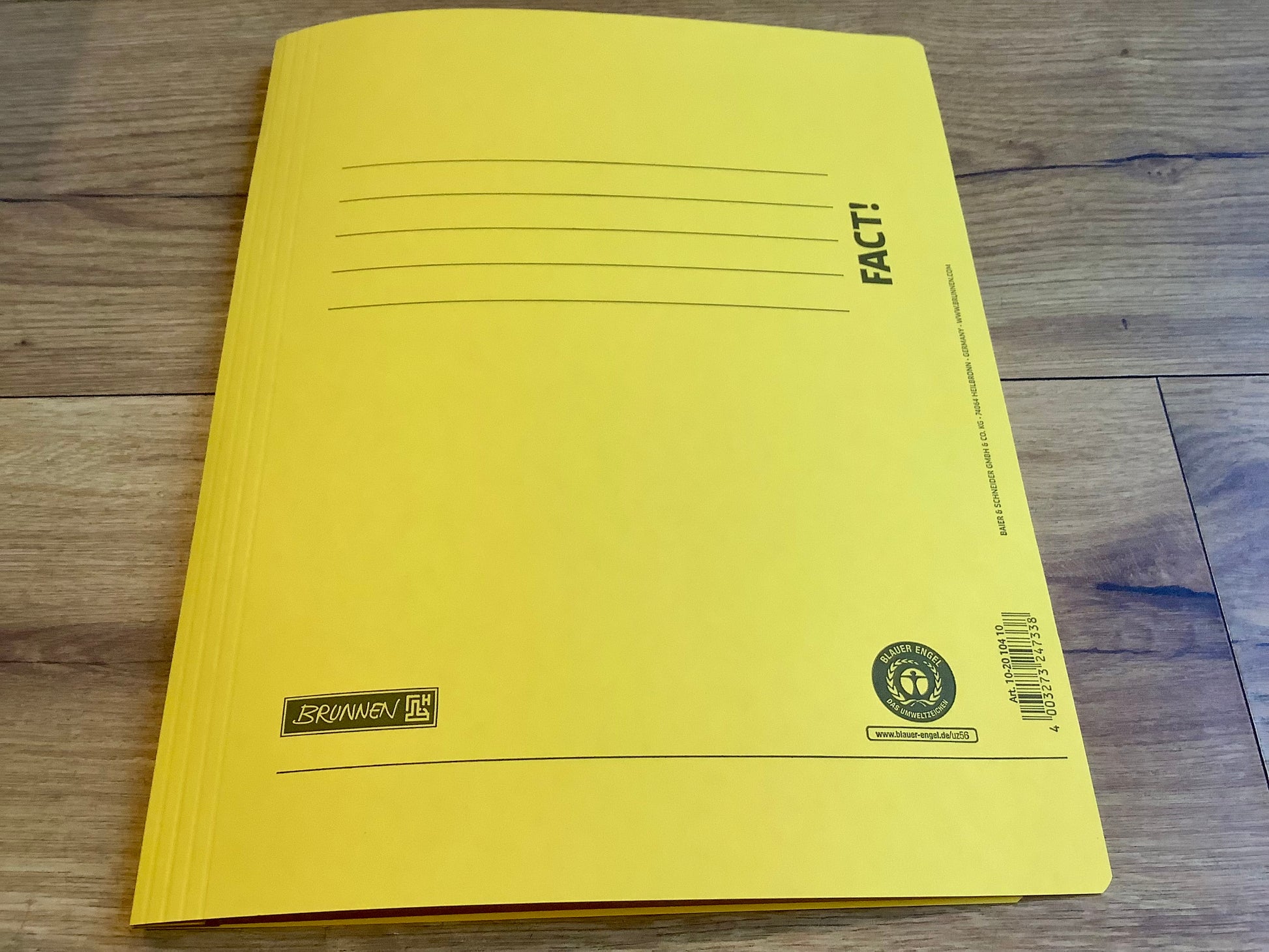 Schnellhefter Brunnen fact! recycelt 250g° - Polly Paper - Umweltfreundliche Schreibwaren