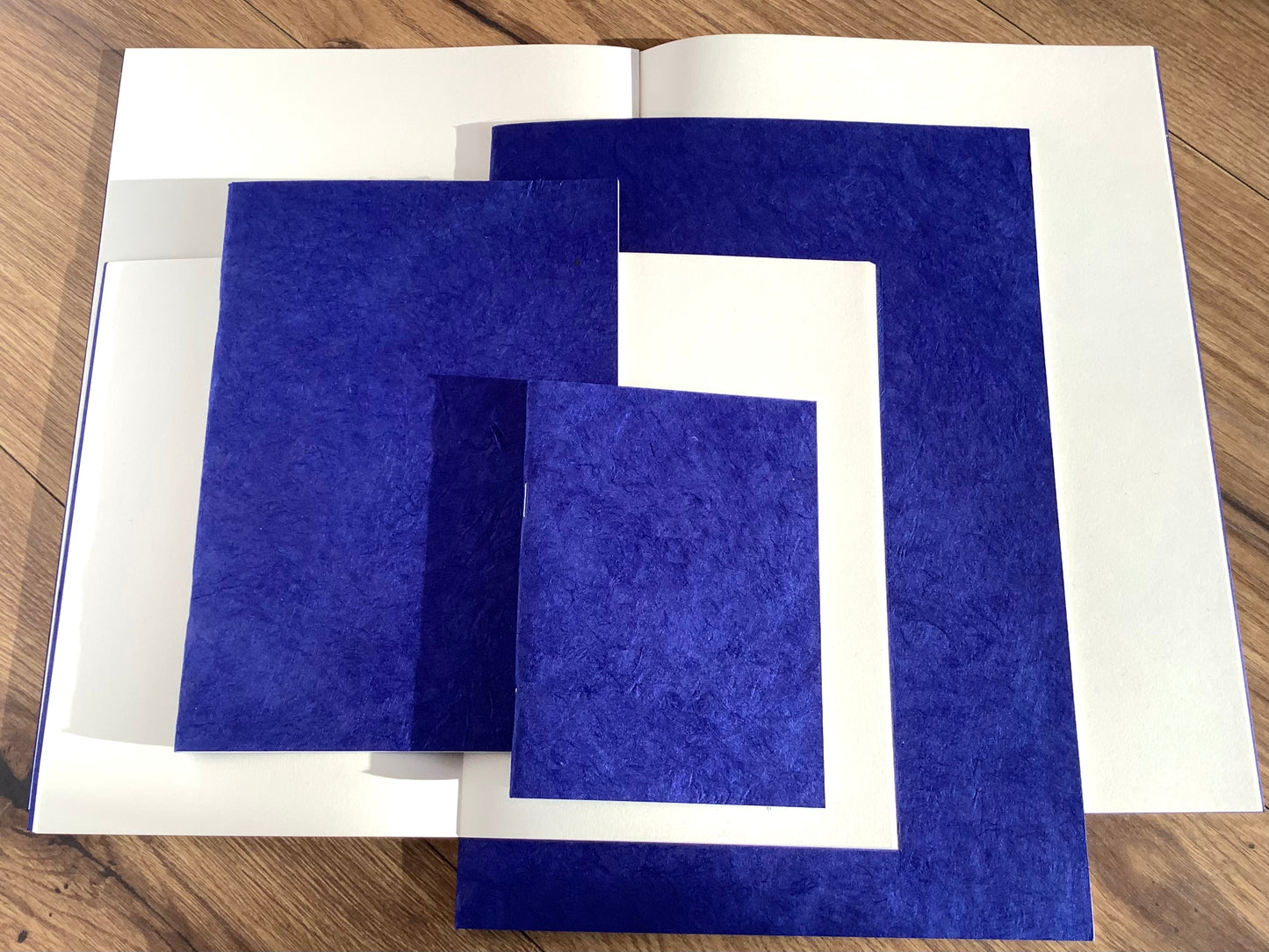 Skizzenheft Indigoblau 100g Nepalpapier° - Polly Paper - Umweltfreundliche Schreibwaren