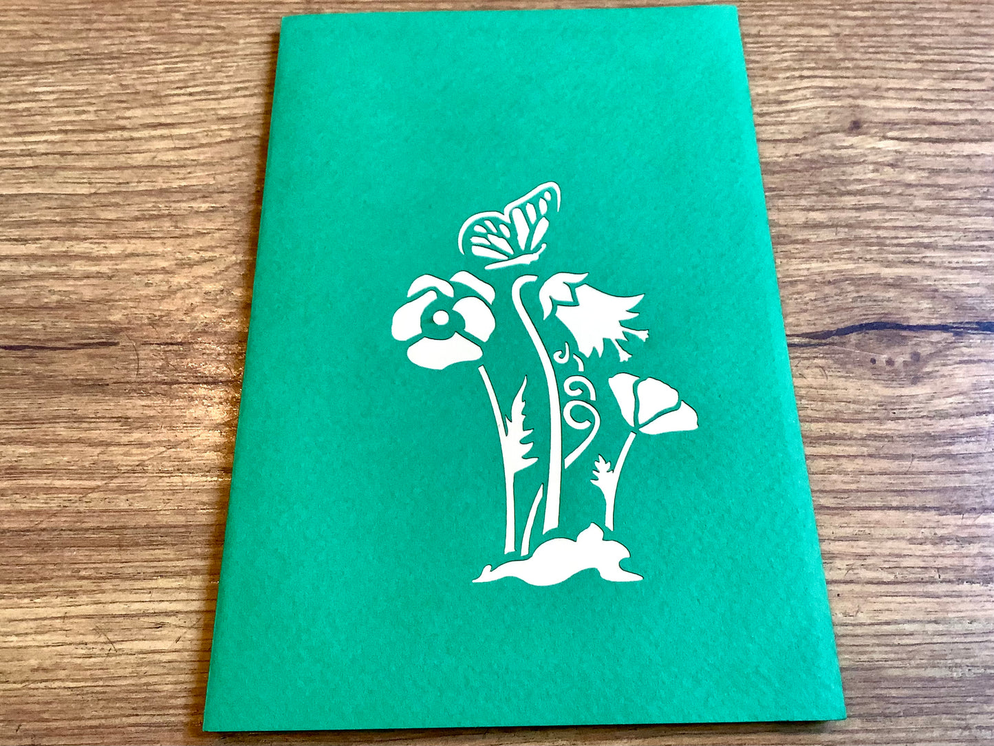 3D-Karte Pop-up Blumenwiese Sommerblumen - Polly Paper - Umweltfreundliche Schreibwaren
