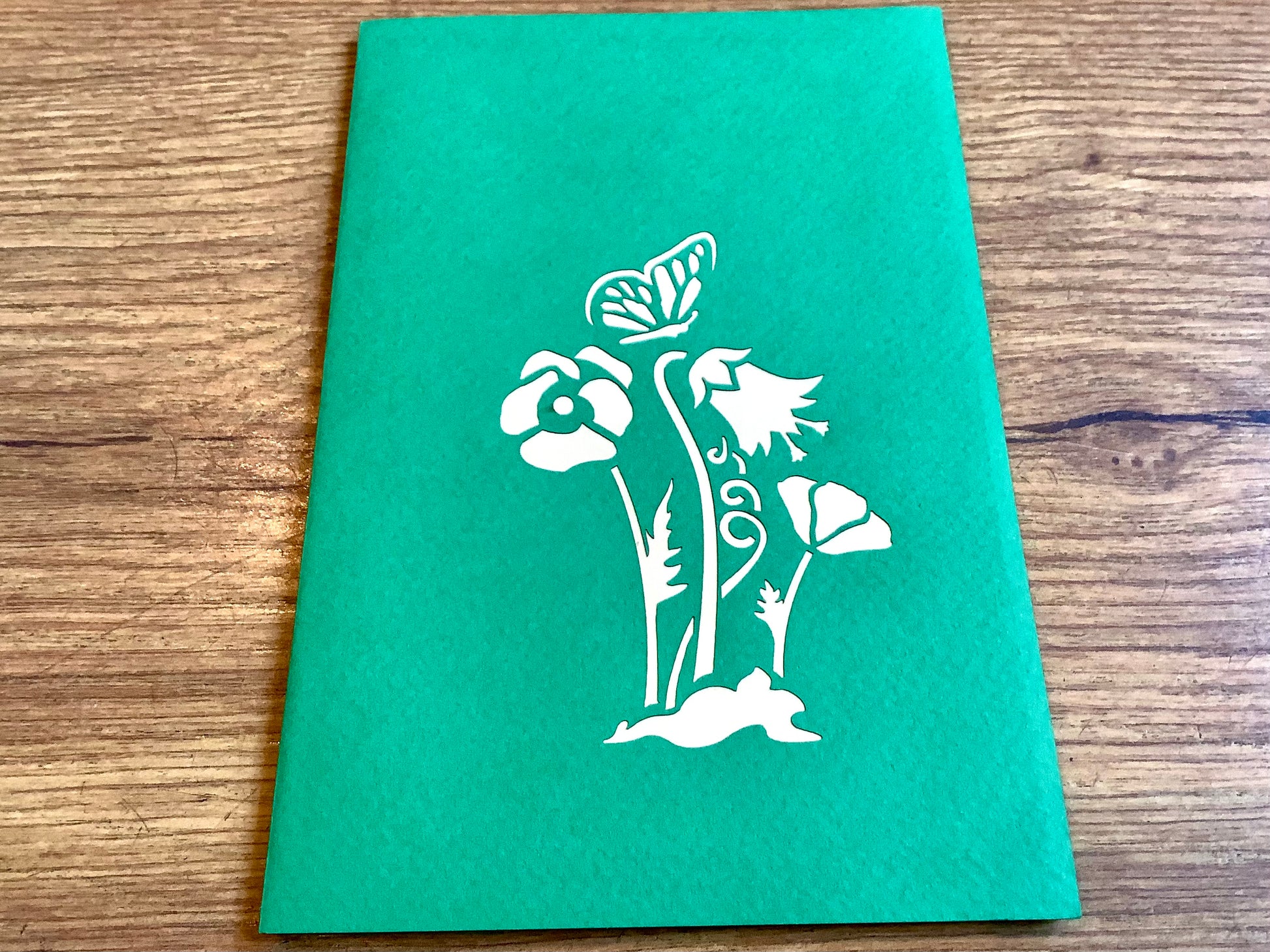 3D-Karte Pop-up Blumenwiese Sommerblumen - Polly Paper - Umweltfreundliche Schreibwaren