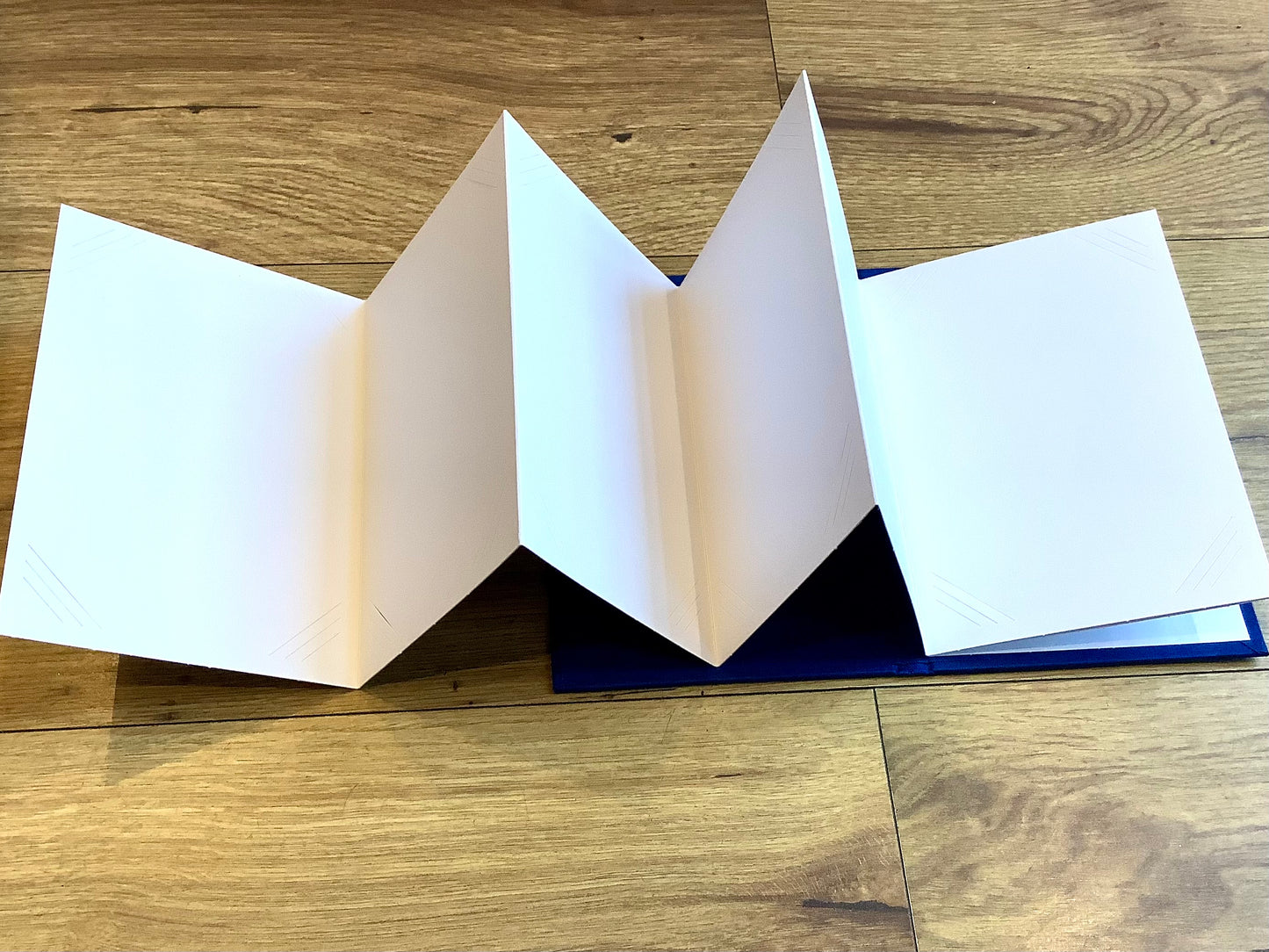 Foto-Leporello mini Click Album Goldbuch blau