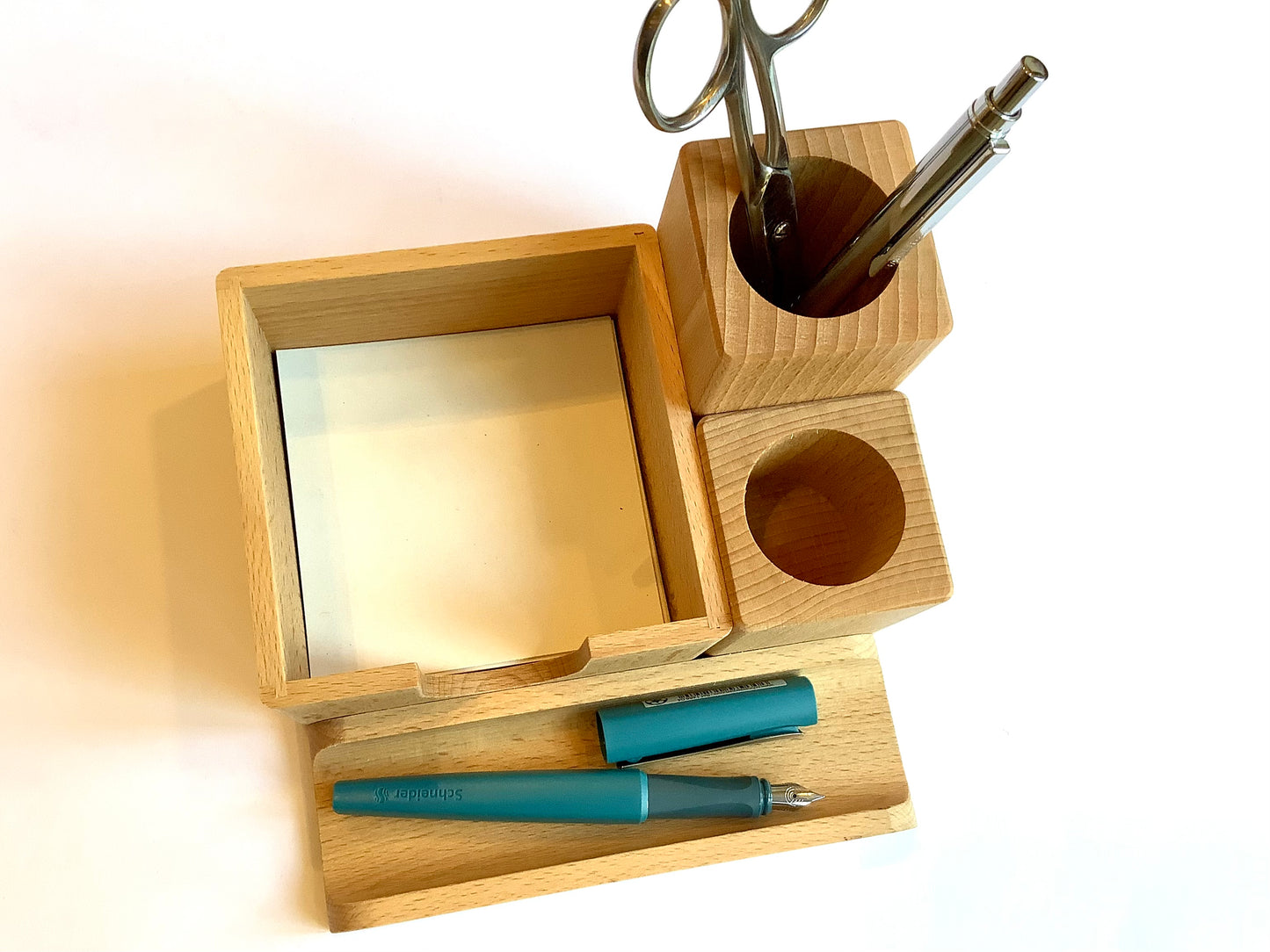 Schreibtisch-Organizer Buche Holz (klein)