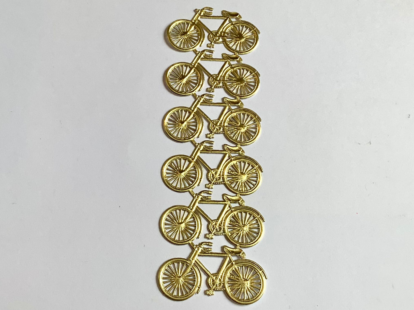 Dresdner Ornamente Fahrräder gold (Papier)°