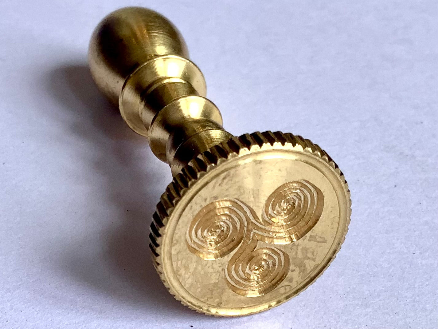 Messing-Siegel 1,7 x 4,5 cm°