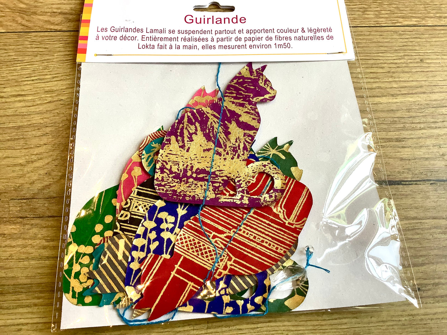 Papier-Mobile Girlande Katzen Lamalí°