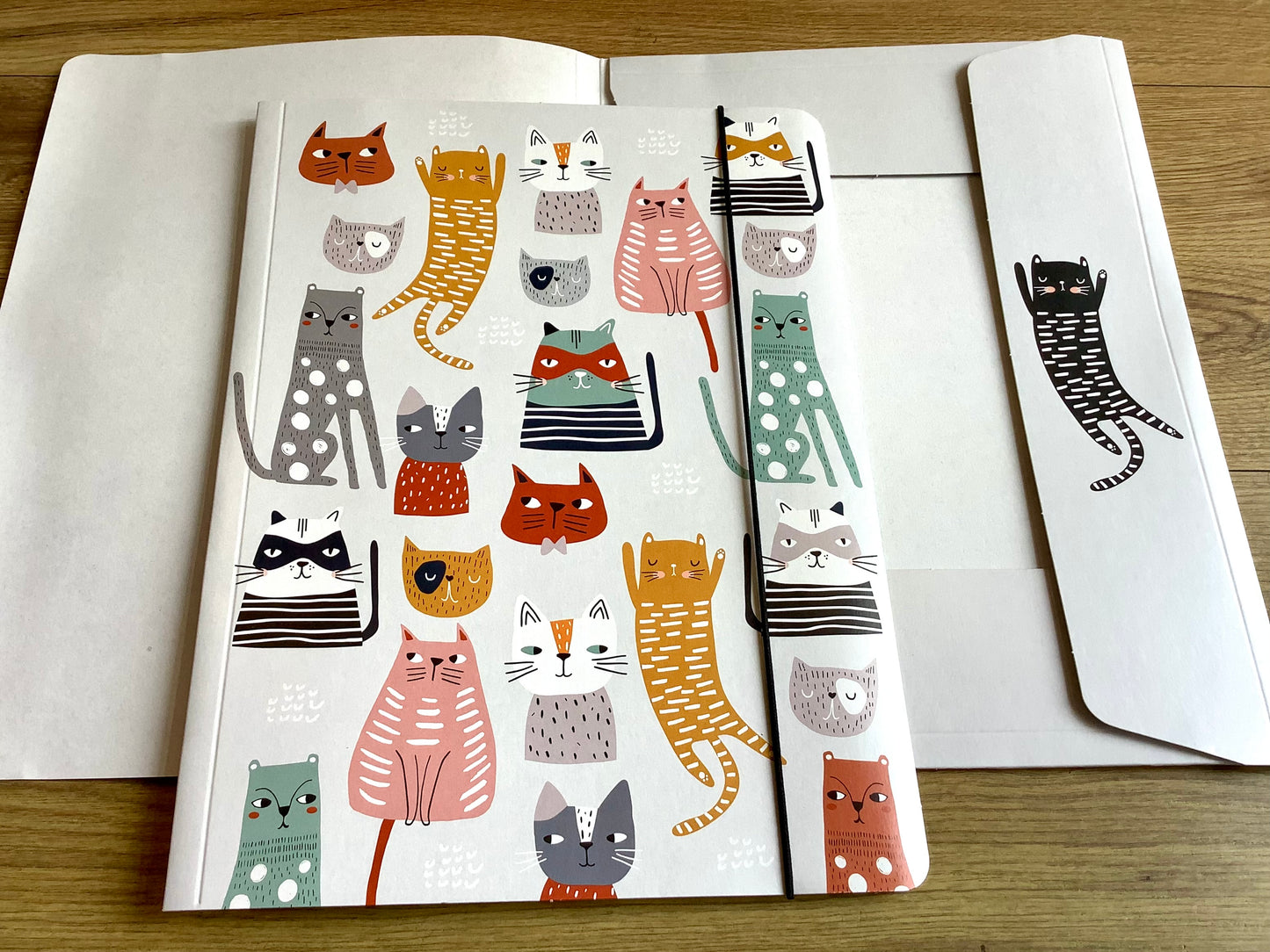 Sammelmappe A4 Cats Gummizug Recycling