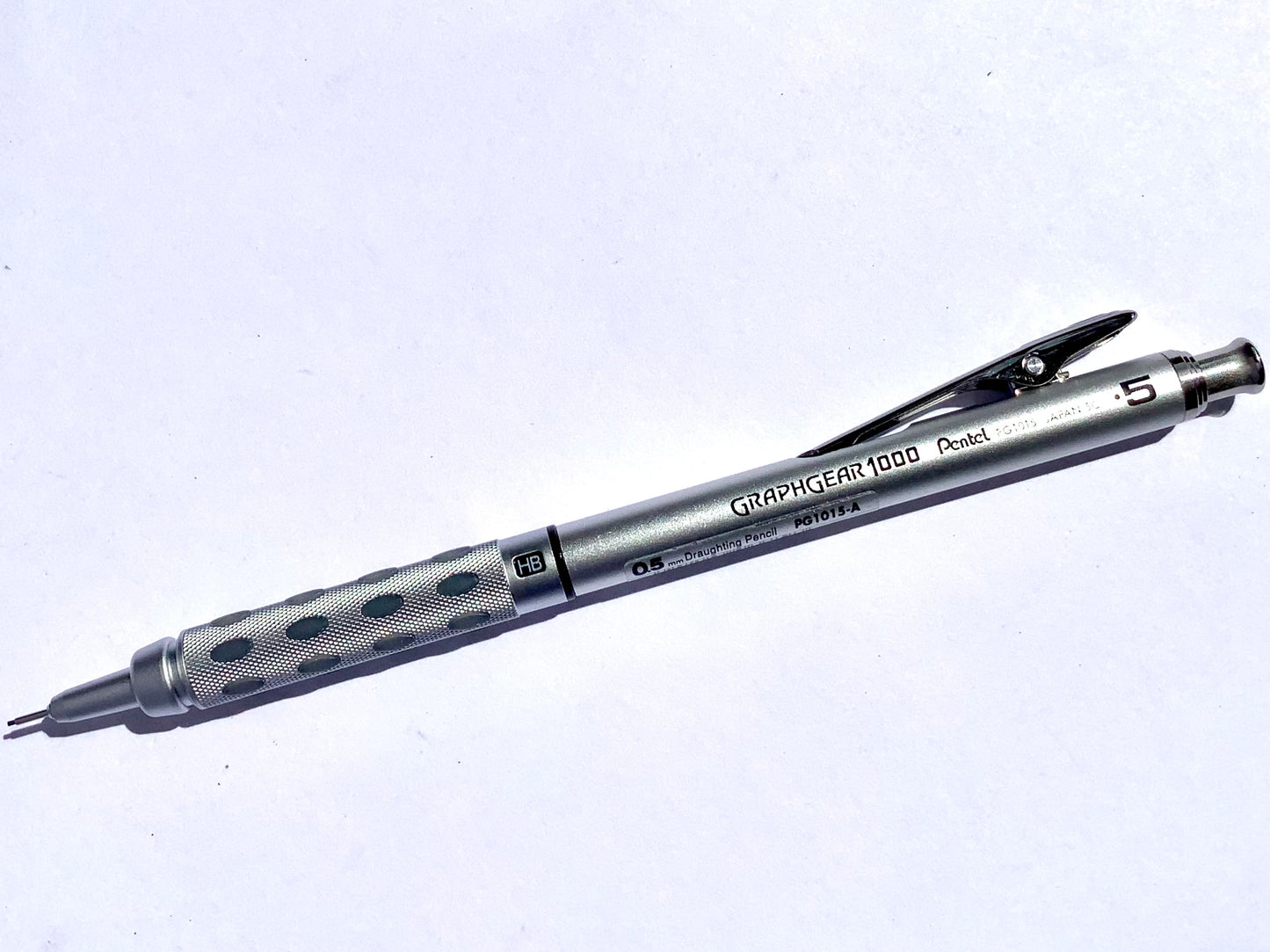 Druckbleistift 0,5mm Graphgear 1000 Pentel silber
