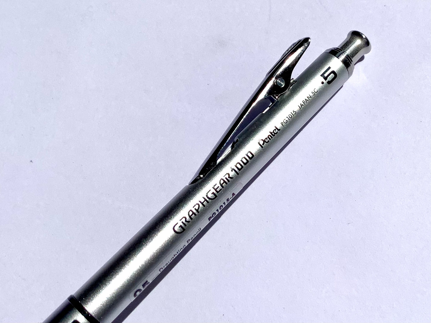 Druckbleistift 0,5mm Graphgear 1000 Pentel silber