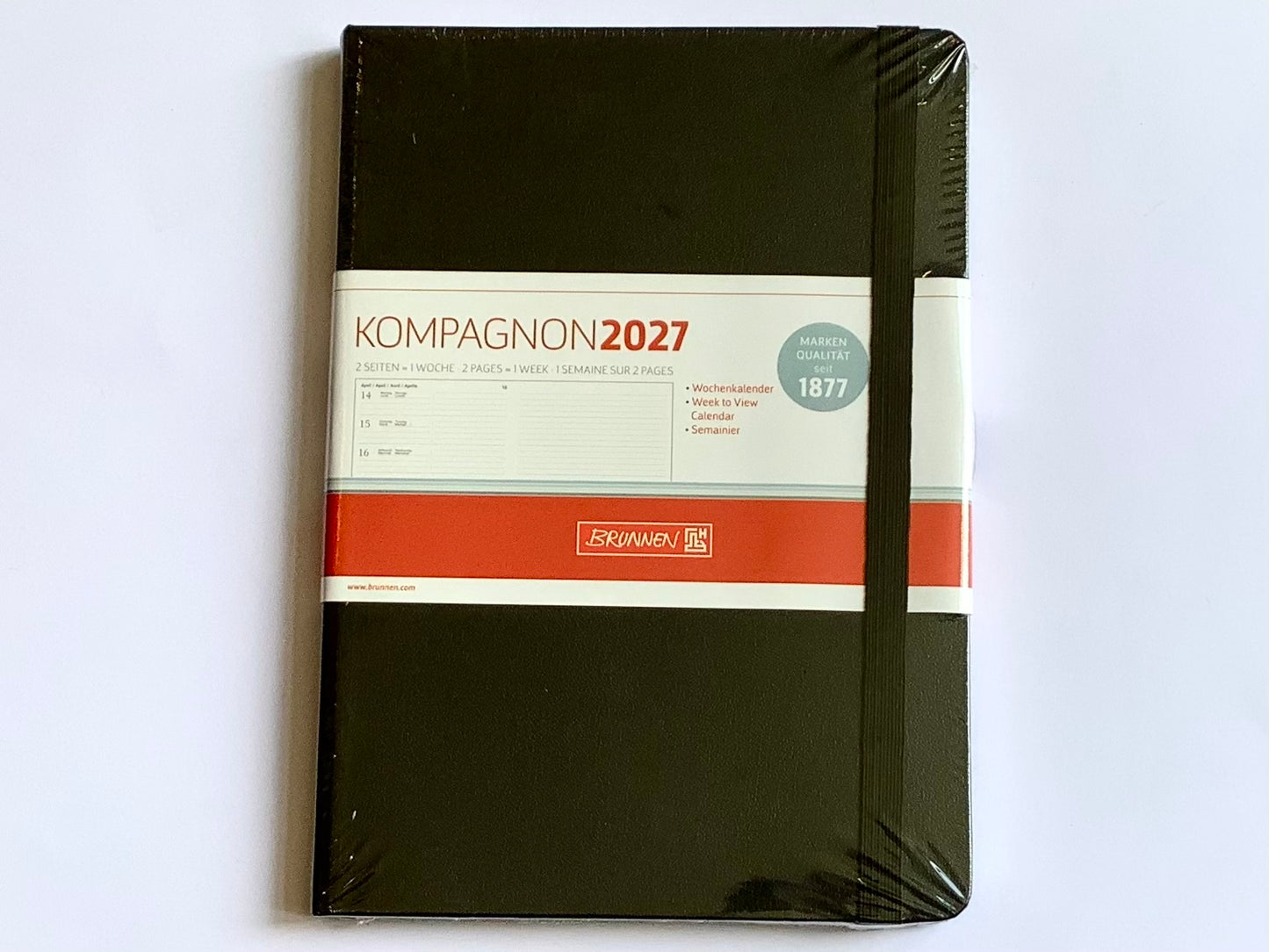 Wochenkalender Kompagnon A5 Brunnen 799 1S/1W 2027