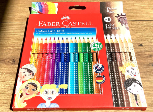 Buntstifte Grip Faber-Castell 18+6 skin tones