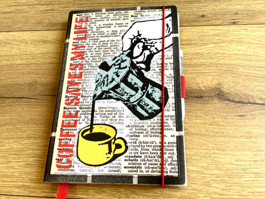 Skizzenbuch A5 Notizbuch hellgrau RC Deafmessanger