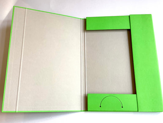 Sammelmappe Duo Elegance grün / grau Gummizug