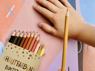 Hautfarben 12 Skin Tones Buntstifte° - Polly Paper - Umweltfreundliche Schreibwaren