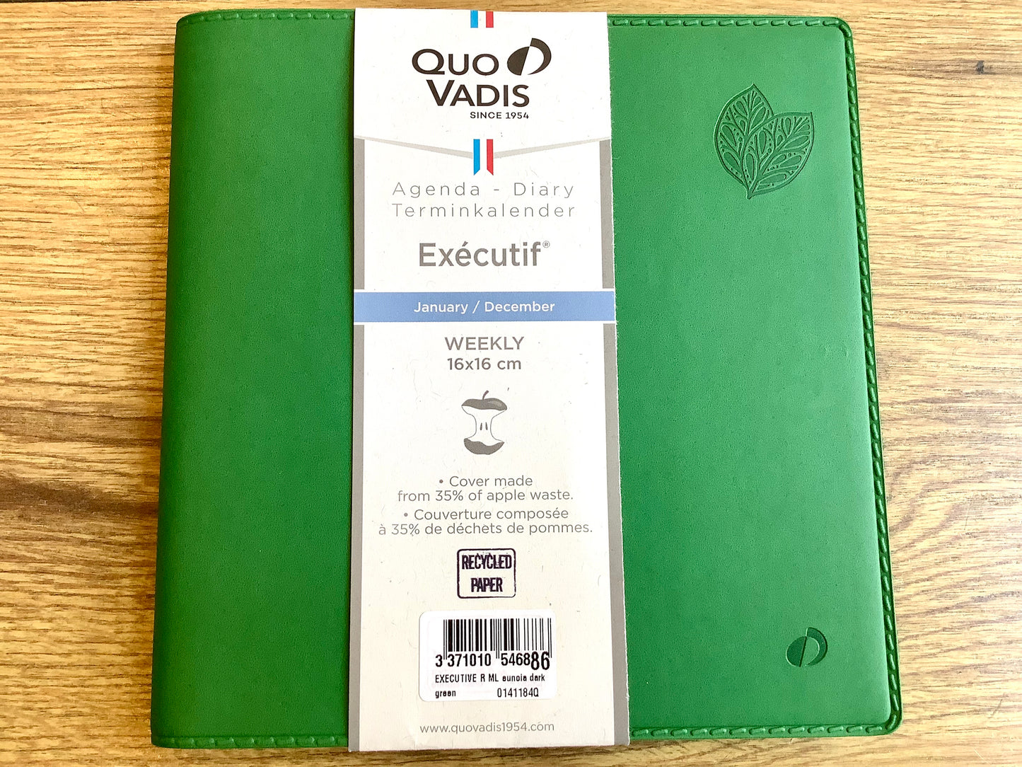Kalender Exécutif Multi 16x16cm Recyclingpapier 2027°