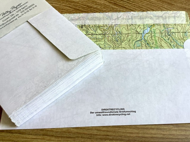 Briefumschläge DL oF 20St. weiß DRP Direktrecycling - Polly Paper - Umweltfreundliche Schreibwaren