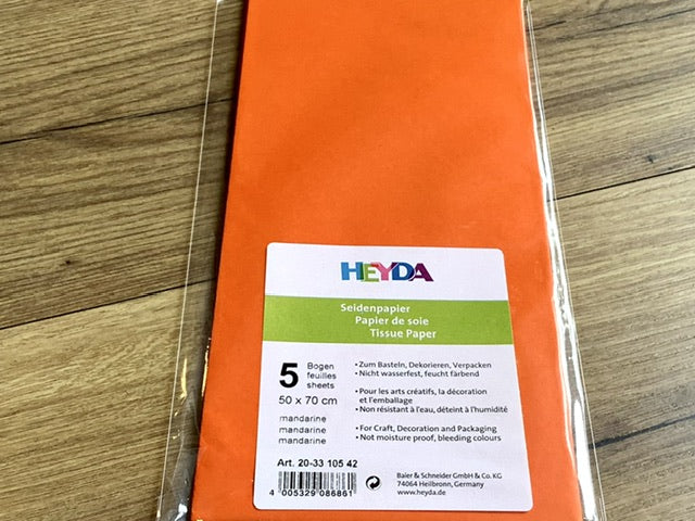 Seidenpapier 50x70cm Heyda 20g° - Polly Paper - Umweltfreundliche Schreibwaren