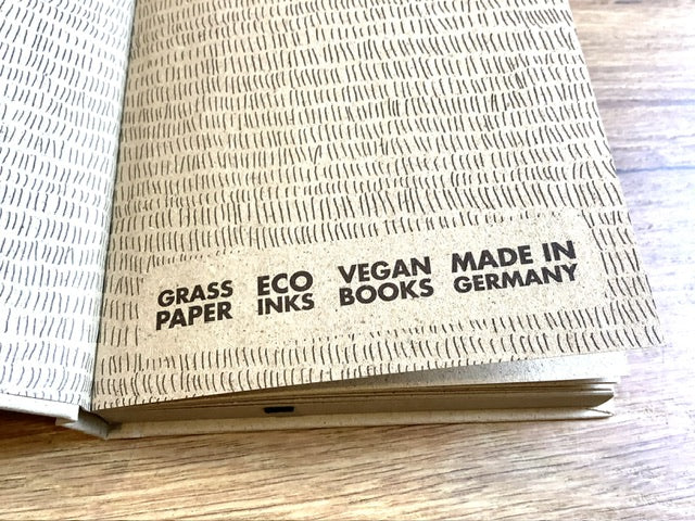 Wochenkalender A6 matabooks Graspapier S natur vegan 2027