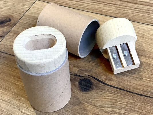 Dosenspitzer zweifach Buche Pappe - Polly Paper - Umweltfreundliche Schreibwaren