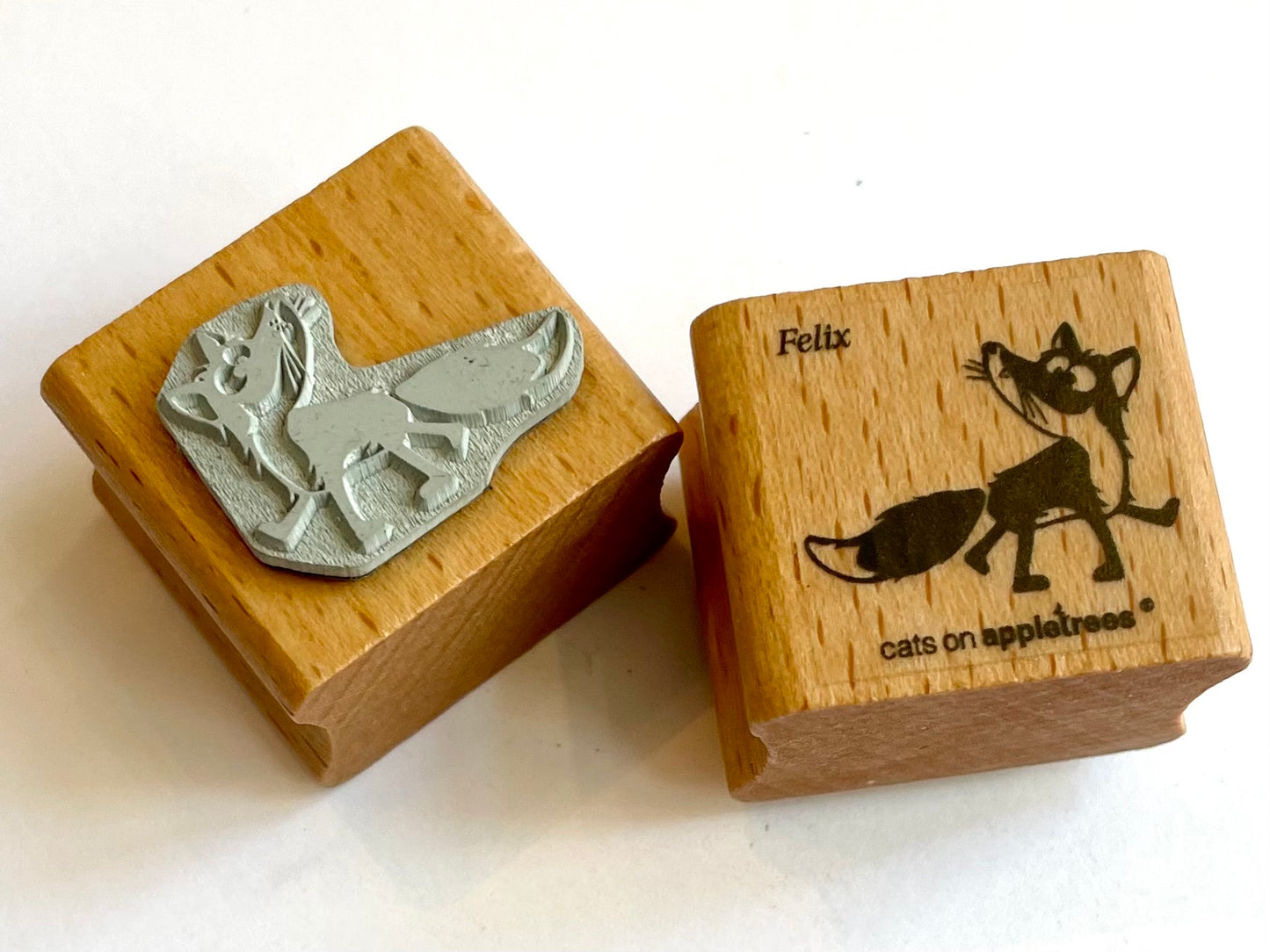 Stempel Fuchs Felix klein (Cats on appletrees)° - Polly Paper - Umweltfreundliche Schreibwaren