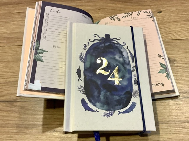 Wochenkalender A6 „bär von pappe" 2024 (!!) Wale