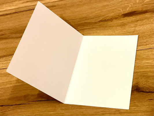 Klappkarte B6 hoch weiß 11,5x16,5cm