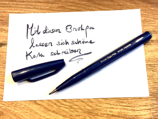 Brush Sign Pen Faserschreiber Pentel° - Polly Paper - Umweltfreundliche Schreibwaren