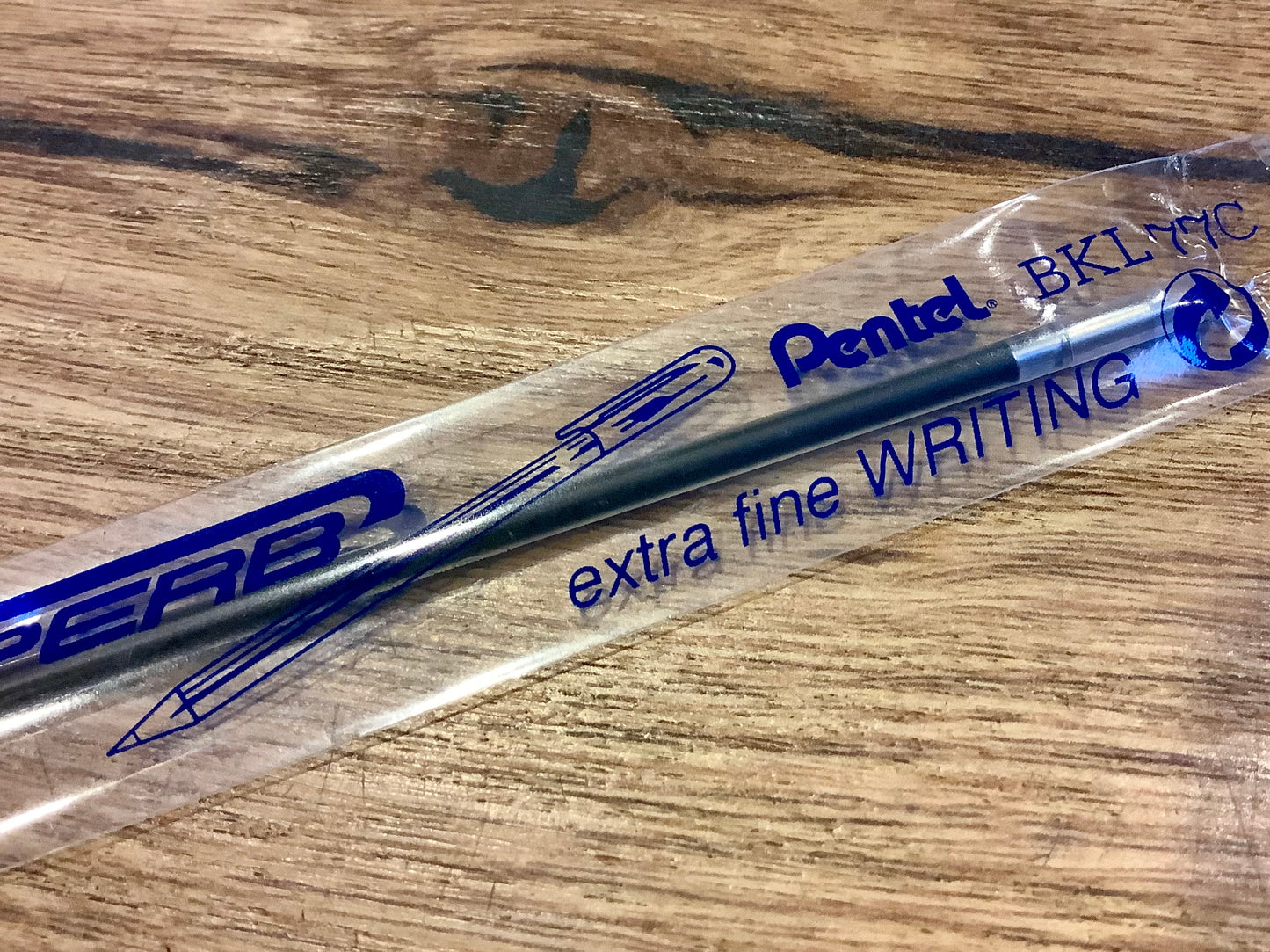 Kugelschreiber-Mine Pentel Superb BKL77 blau F 14,4cm