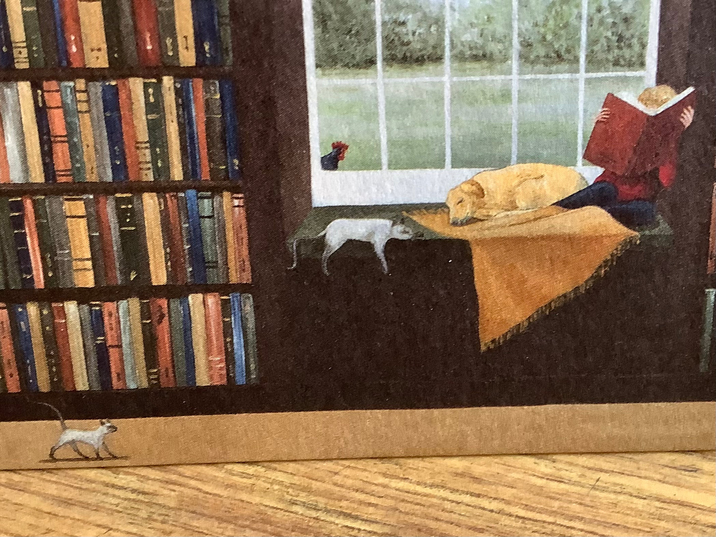 Aufstell-Karte Bücherwand (Wer ist der Täter?) - Polly Paper - Umweltfreundliche Schreibwaren