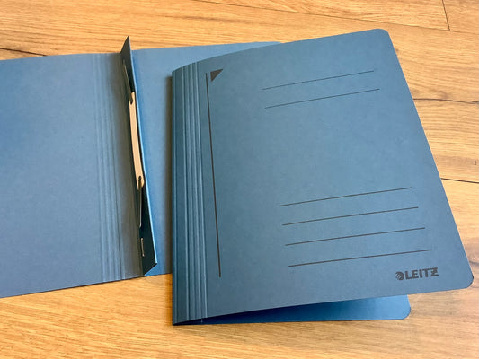 Schnellhefter A5 LEITZ blau recycelt