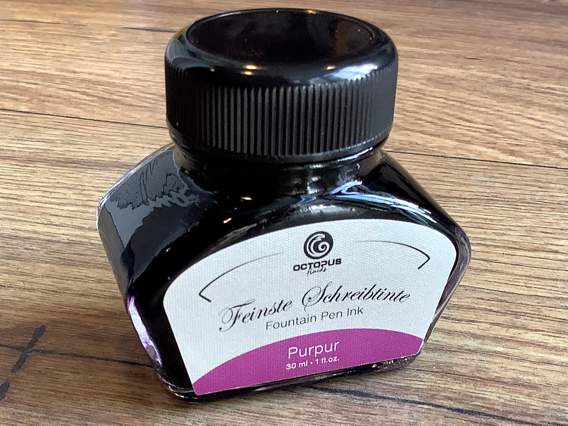Tinte 30ml-Glas Octopus° - Polly Paper - Umweltfreundliche Schreibwaren