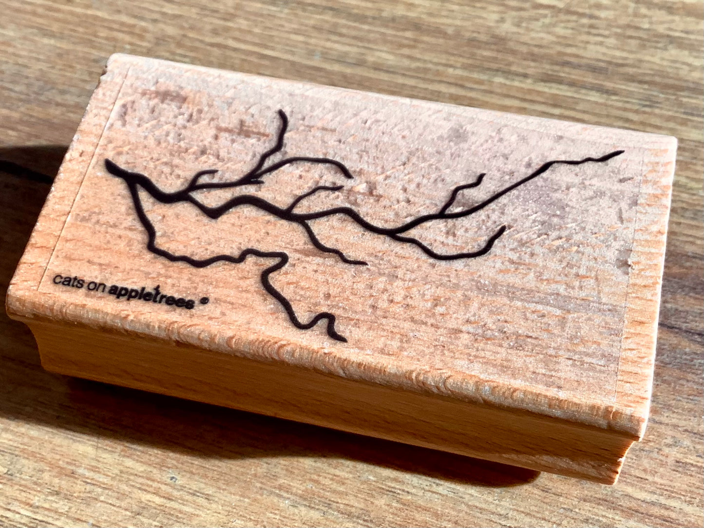 Stempel Weidenzweig Ast (Cats on Appletrees)