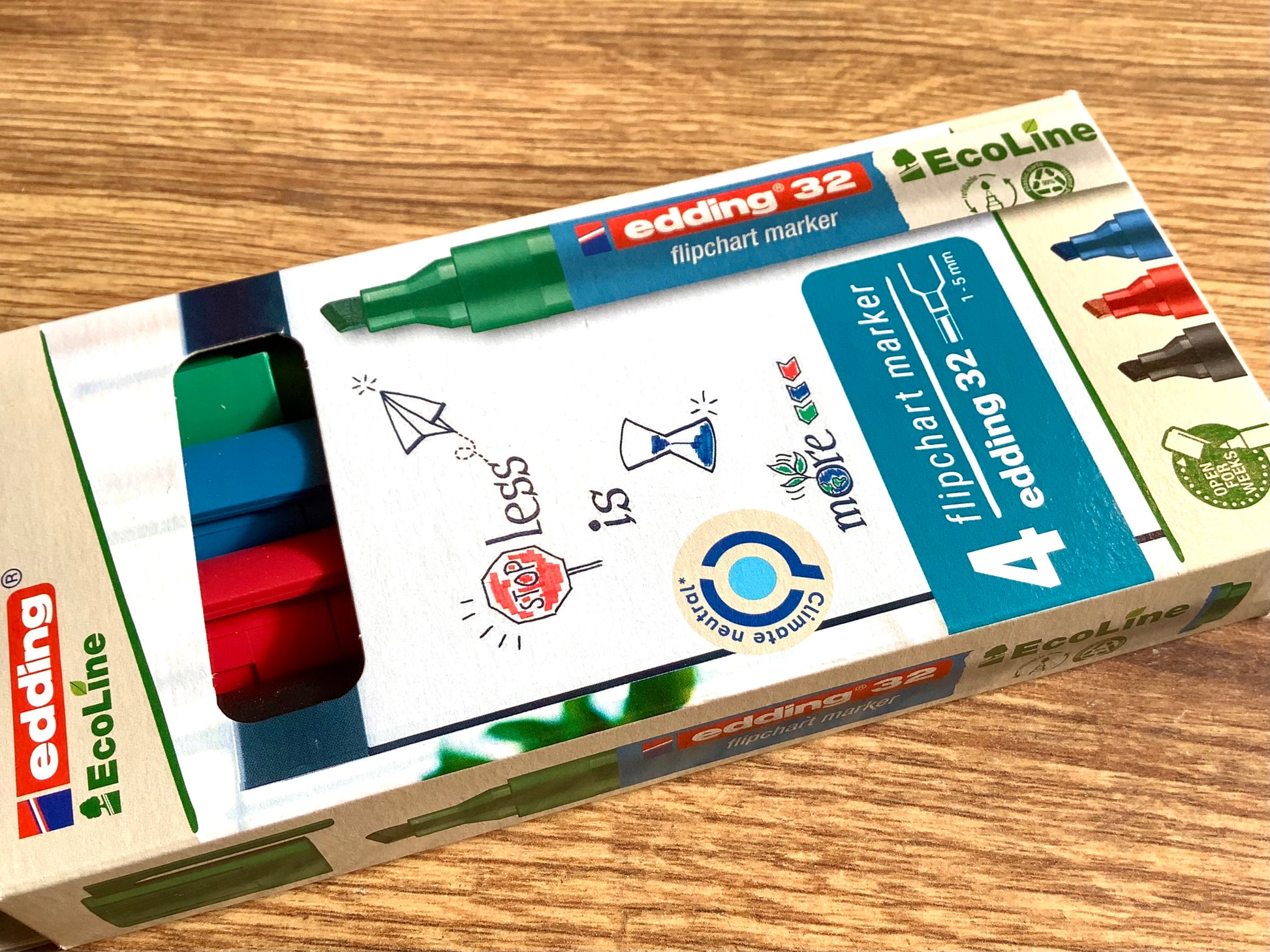 Flipchartmarker Edding Ecoline° - Polly Paper - Umweltfreundliche Schreibwaren