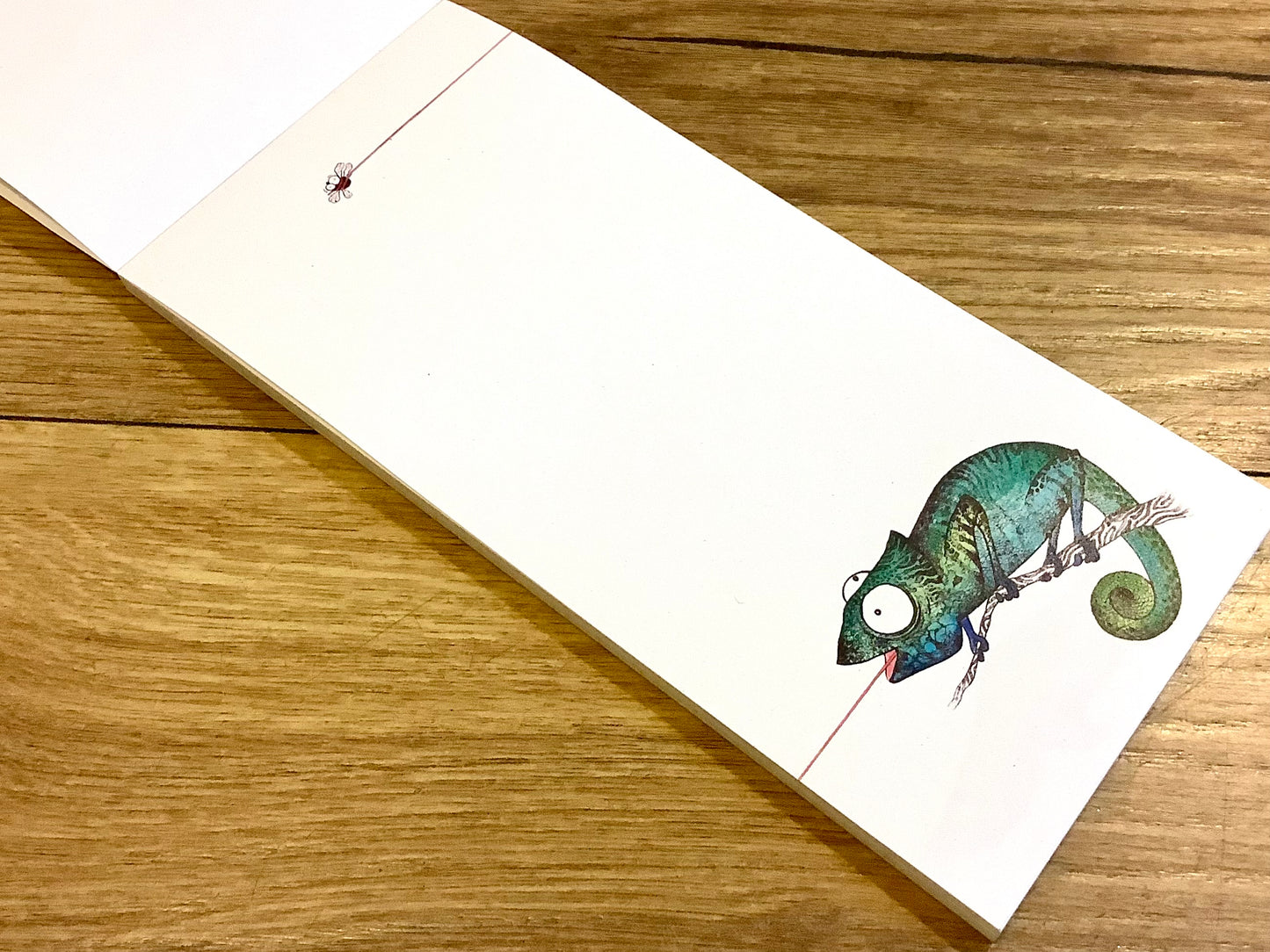 Notizblock Tiere 8x17cm lang Ligarti° - Polly Paper - Umweltfreundliche Schreibwaren