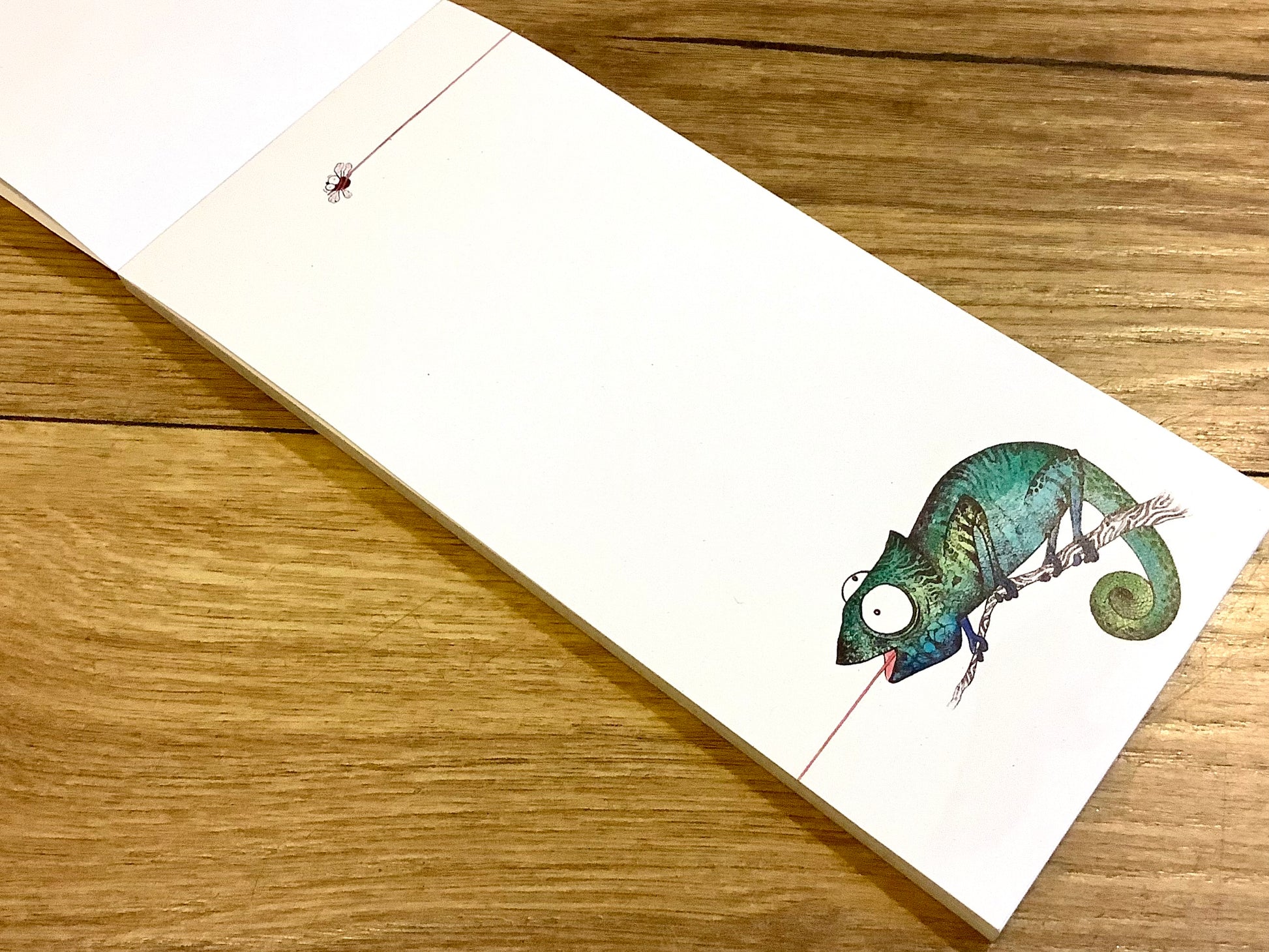 Notizblock Tiere 8x17cm lang Ligarti° - Polly Paper - Umweltfreundliche Schreibwaren