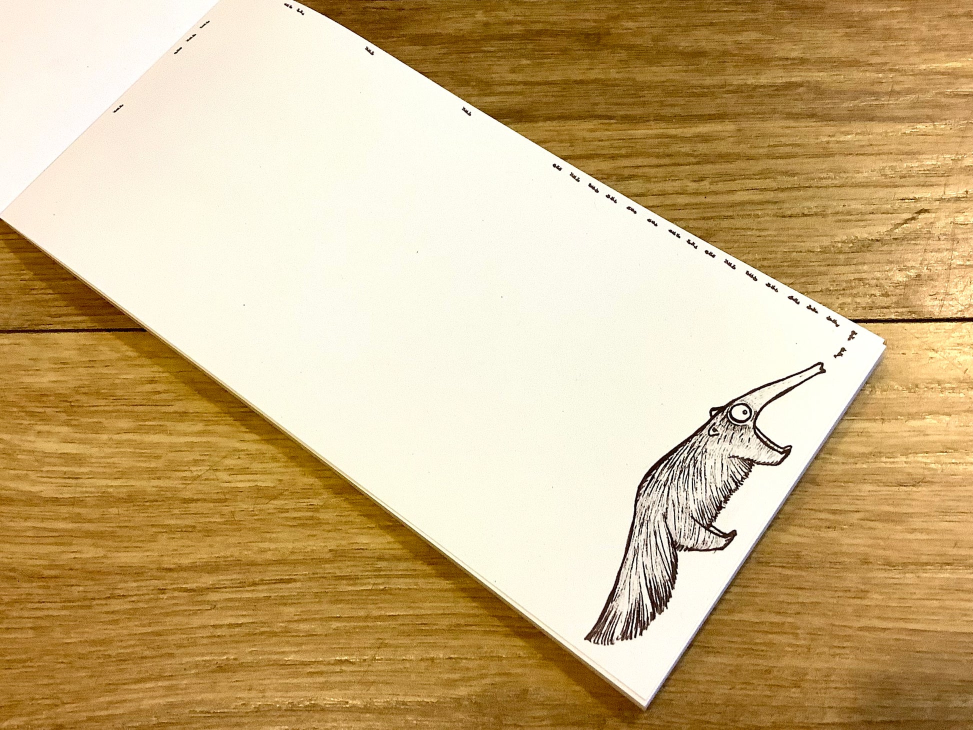 Notizblock Tiere 8x17cm lang Ligarti° - Polly Paper - Umweltfreundliche Schreibwaren