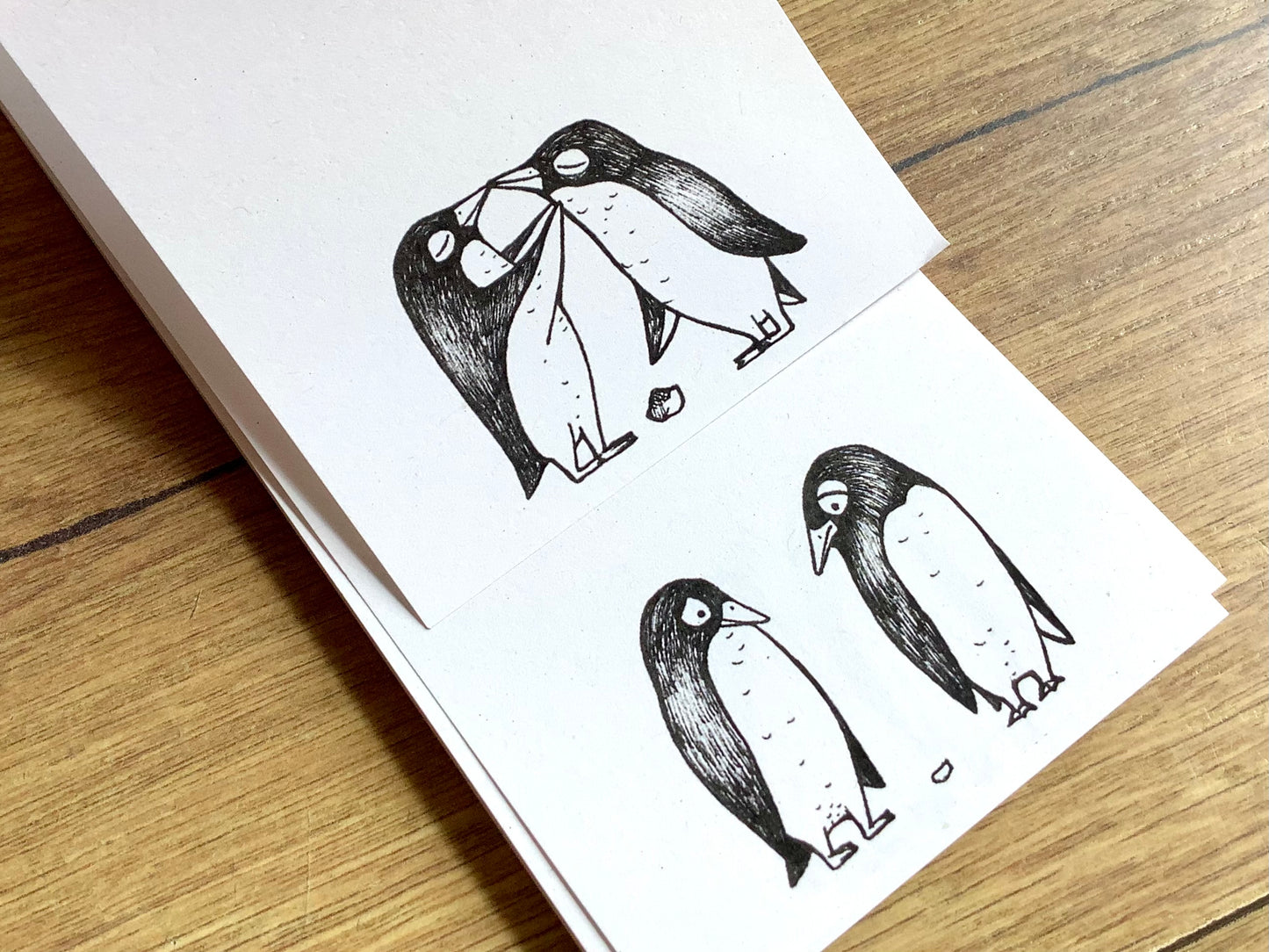 Notizblock Tiere 8x17cm lang Ligarti° - Polly Paper - Umweltfreundliche Schreibwaren