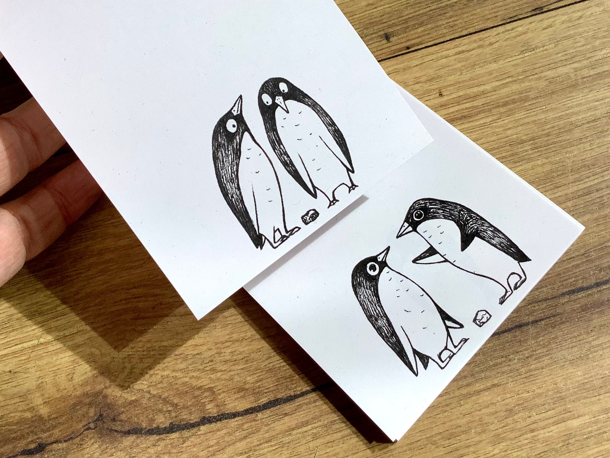 Notizblock Tiere 8x17cm lang Ligarti° - Polly Paper - Umweltfreundliche Schreibwaren