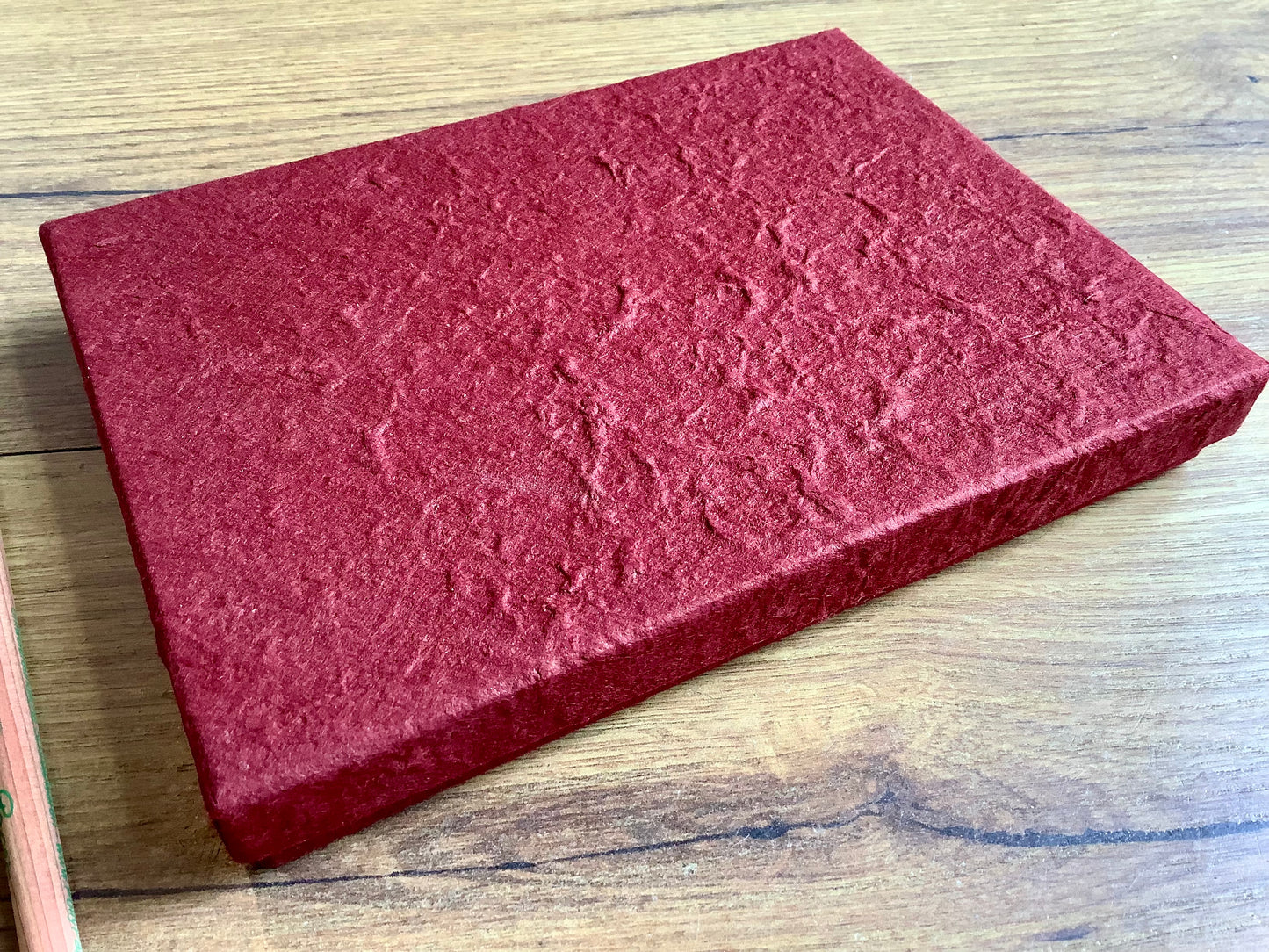Geschenkschachtel 15x10x2cm flach Maulbeerbaum-Papier° - Polly Paper - Umweltfreundliche Schreibwaren