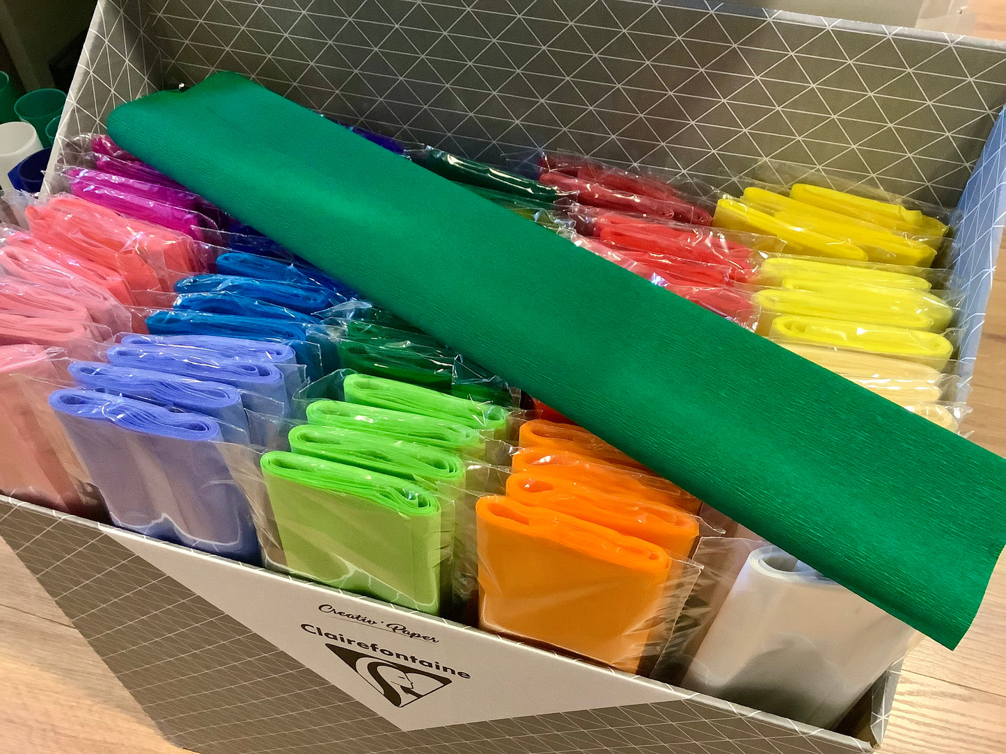 Krepppapier 250x50cm Clairefontaine° - Polly Paper - Umweltfreundliche Schreibwaren