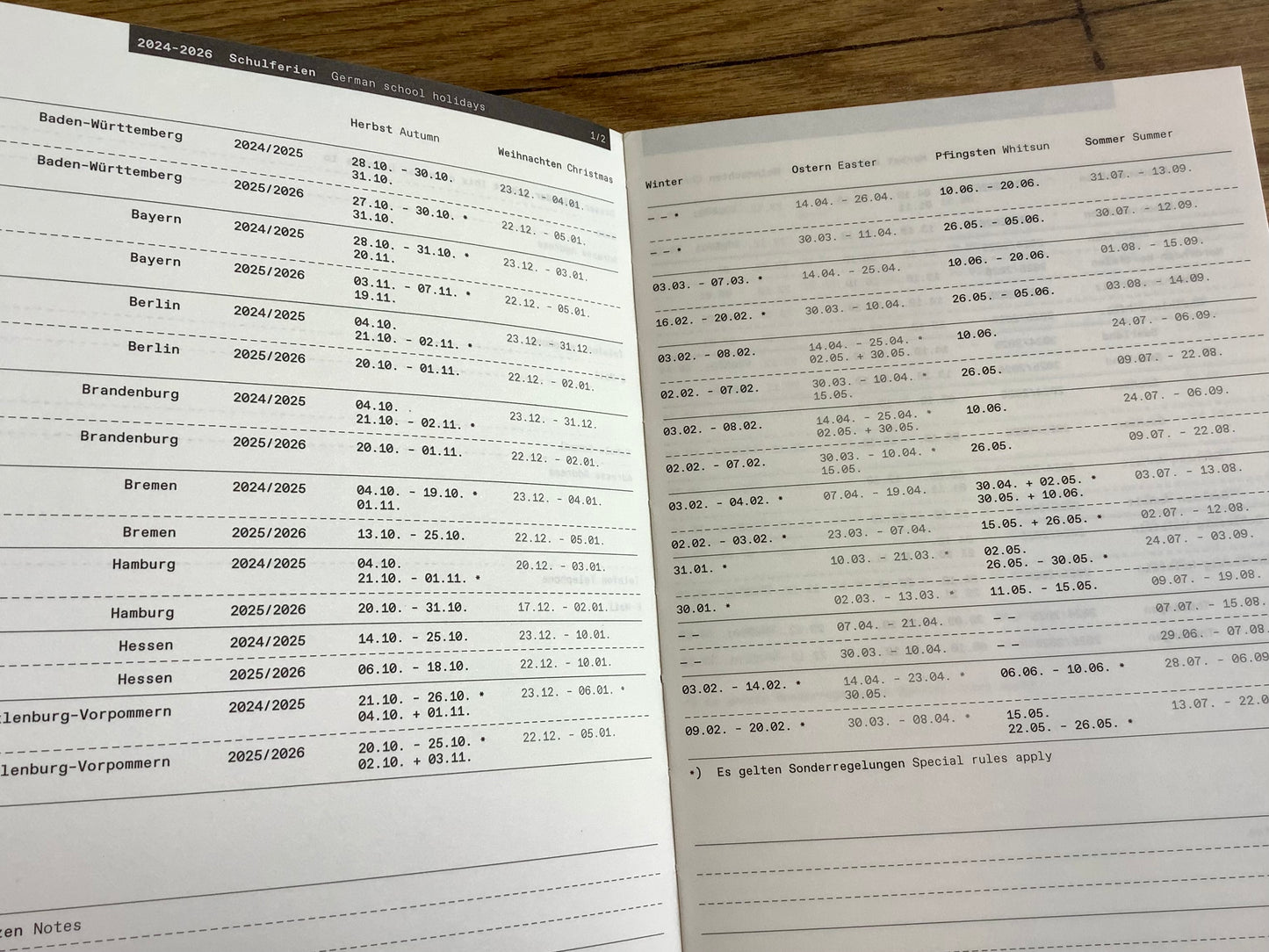 Lehrer*innenkalender ROTERFADEN°