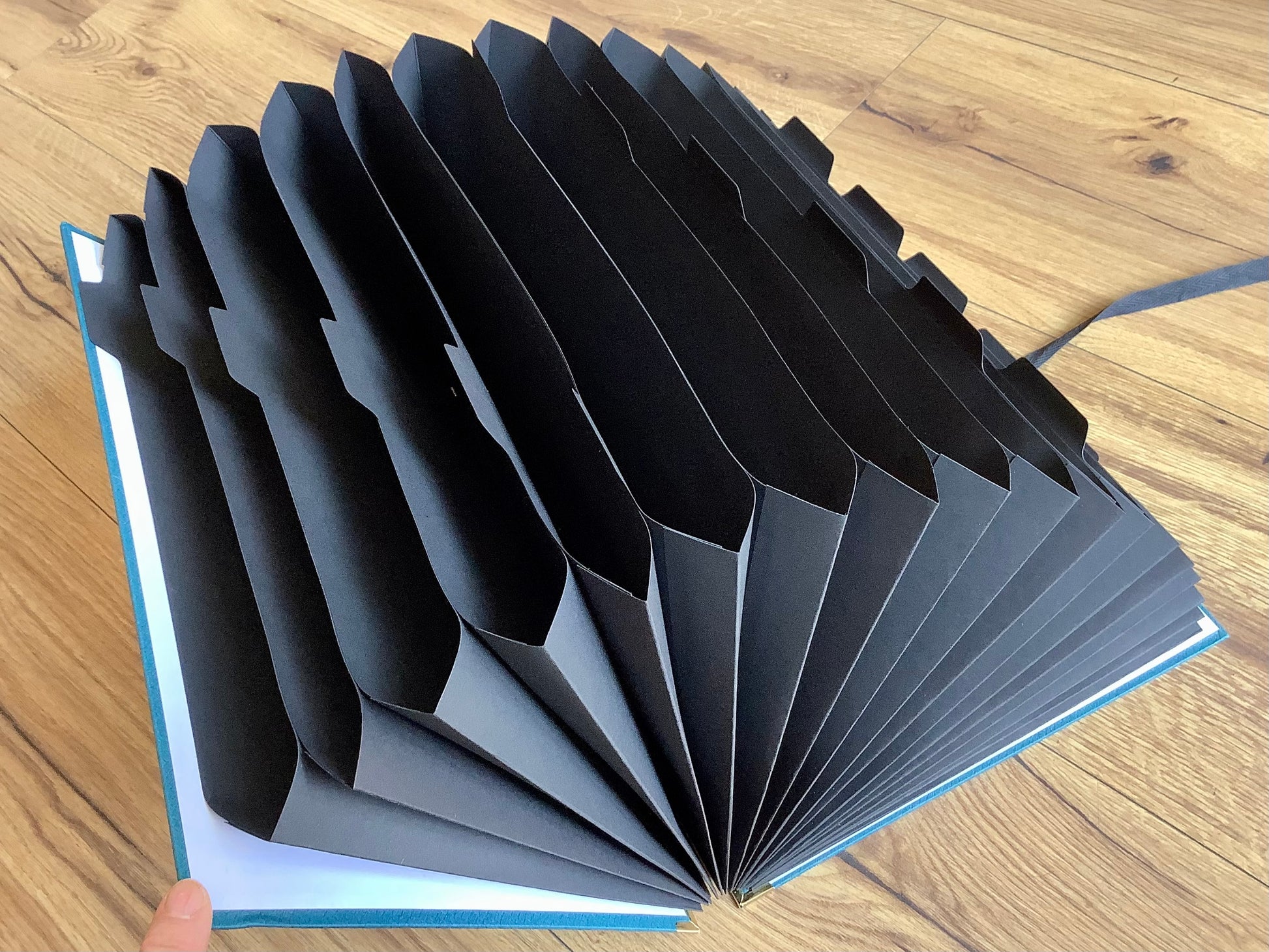 Fächermappe A4 petrol Exacompta 18 Fächer - Polly Paper - Umweltfreundliche Schreibwaren