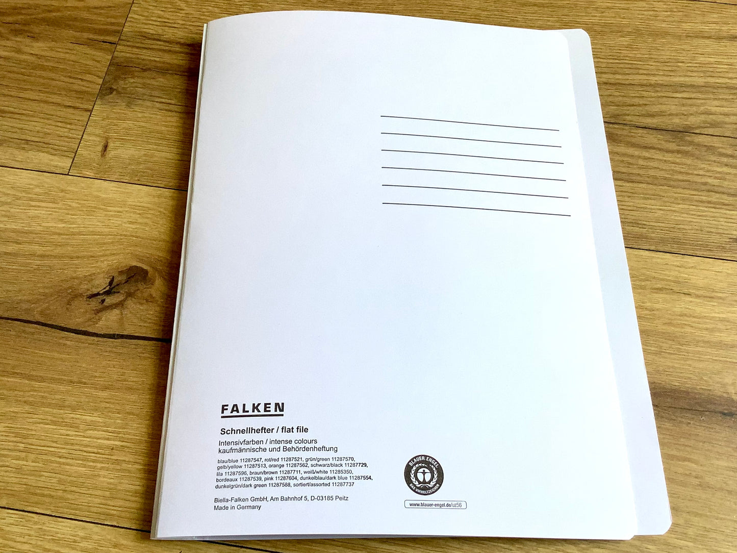 Schnellhefter intensiv Falken A4 Recycling 240g° - Polly Paper - Umweltfreundliche Schreibwaren