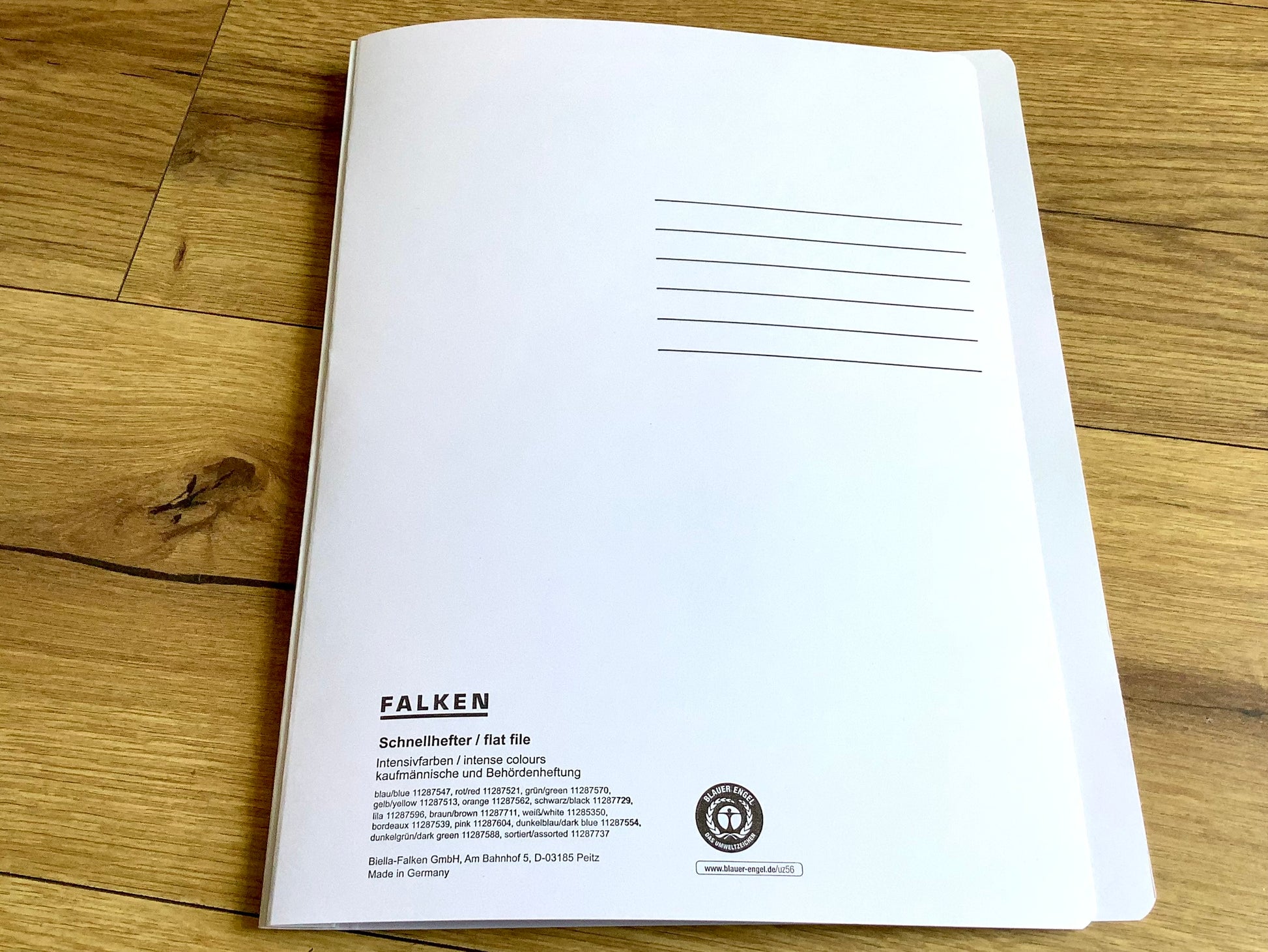 Schnellhefter intensiv Falken A4 Recycling 240g° - Polly Paper - Umweltfreundliche Schreibwaren