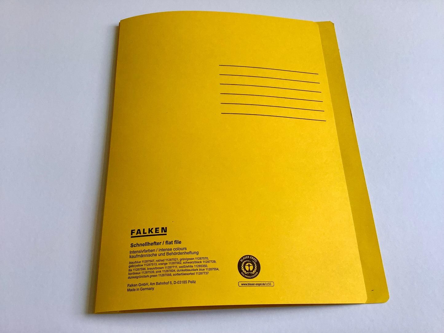 Schnellhefter intensiv Falken A4 Recycling 240g° - Polly Paper - Umweltfreundliche Schreibwaren