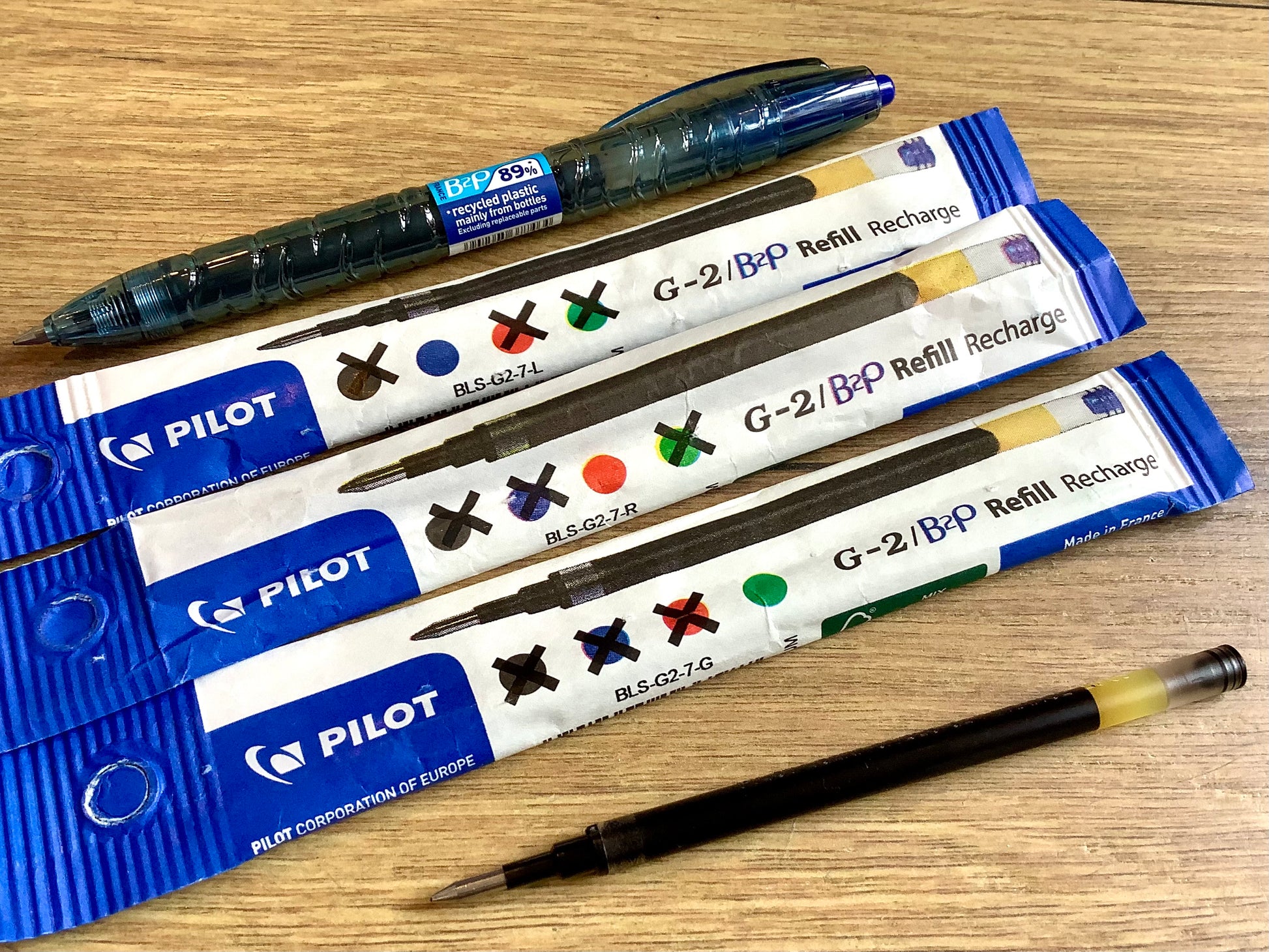 Gelmine Refill BLS-G2-7 Pilot (für B2P)° - Polly Paper - Umweltfreundliche Schreibwaren