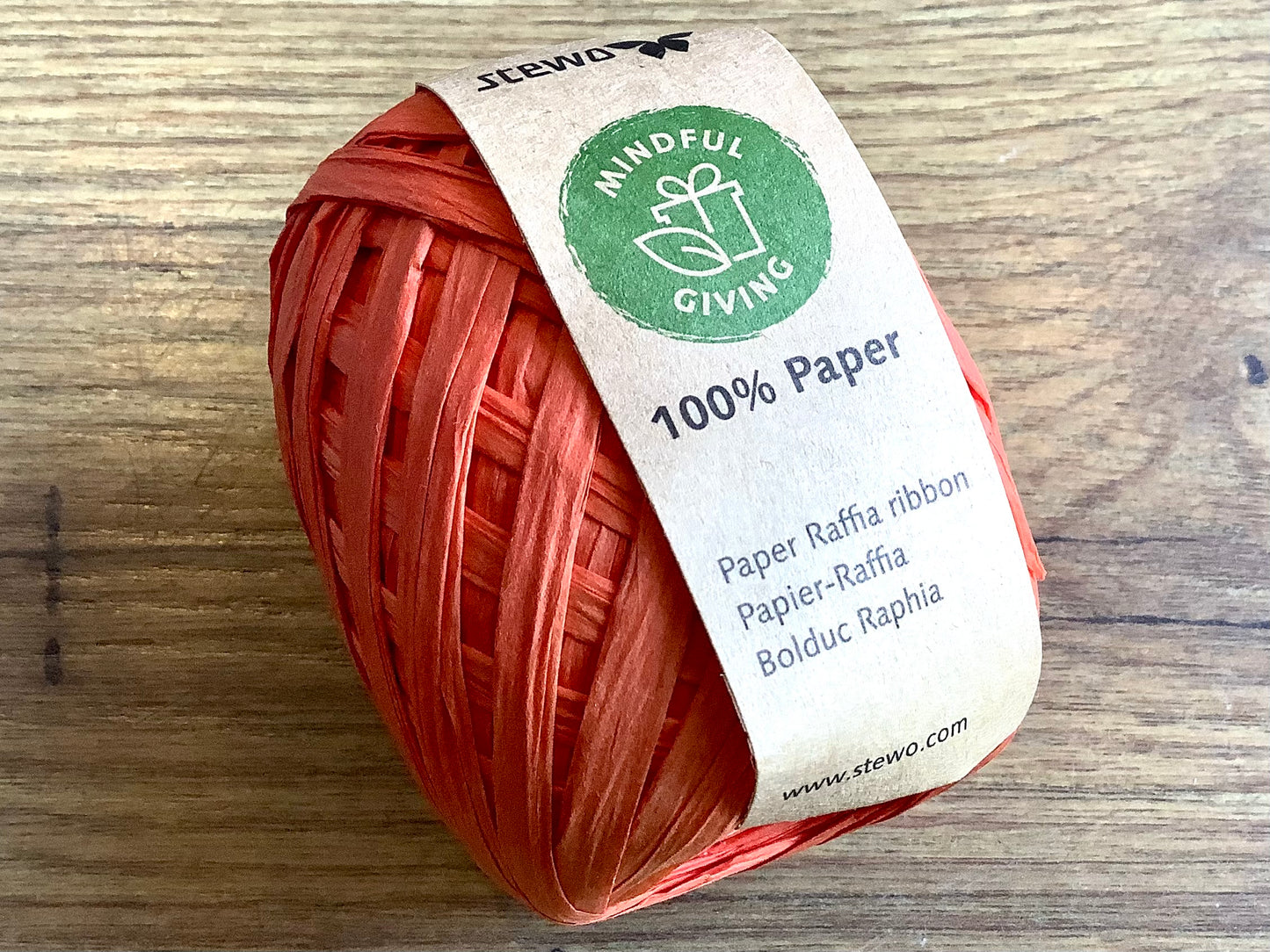 Geschenkband Paper Raffia 30m 7mm Stewo°