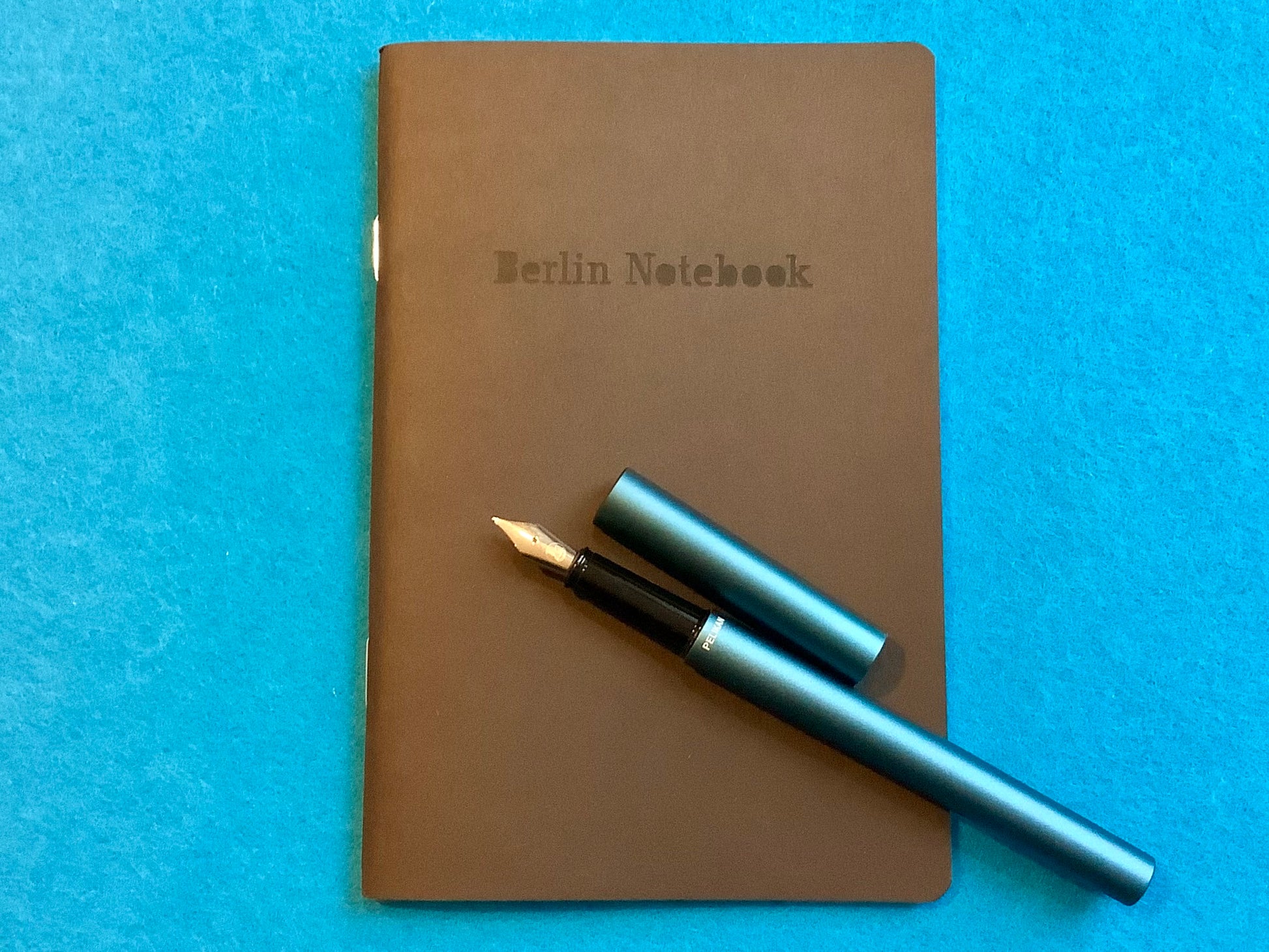 Berlin Notebook 10x15 dunkelbraun blanko - Polly Paper - Umweltfreundliche Schreibwaren